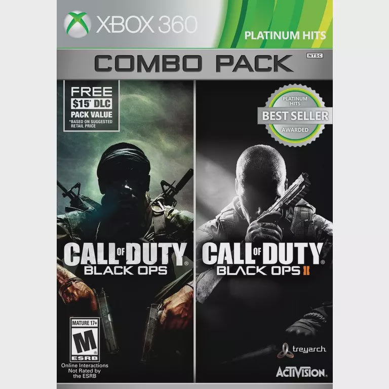 Call Of Duty Black Ops I and II Combo Pack [Platnium Hits] - Xbox 360