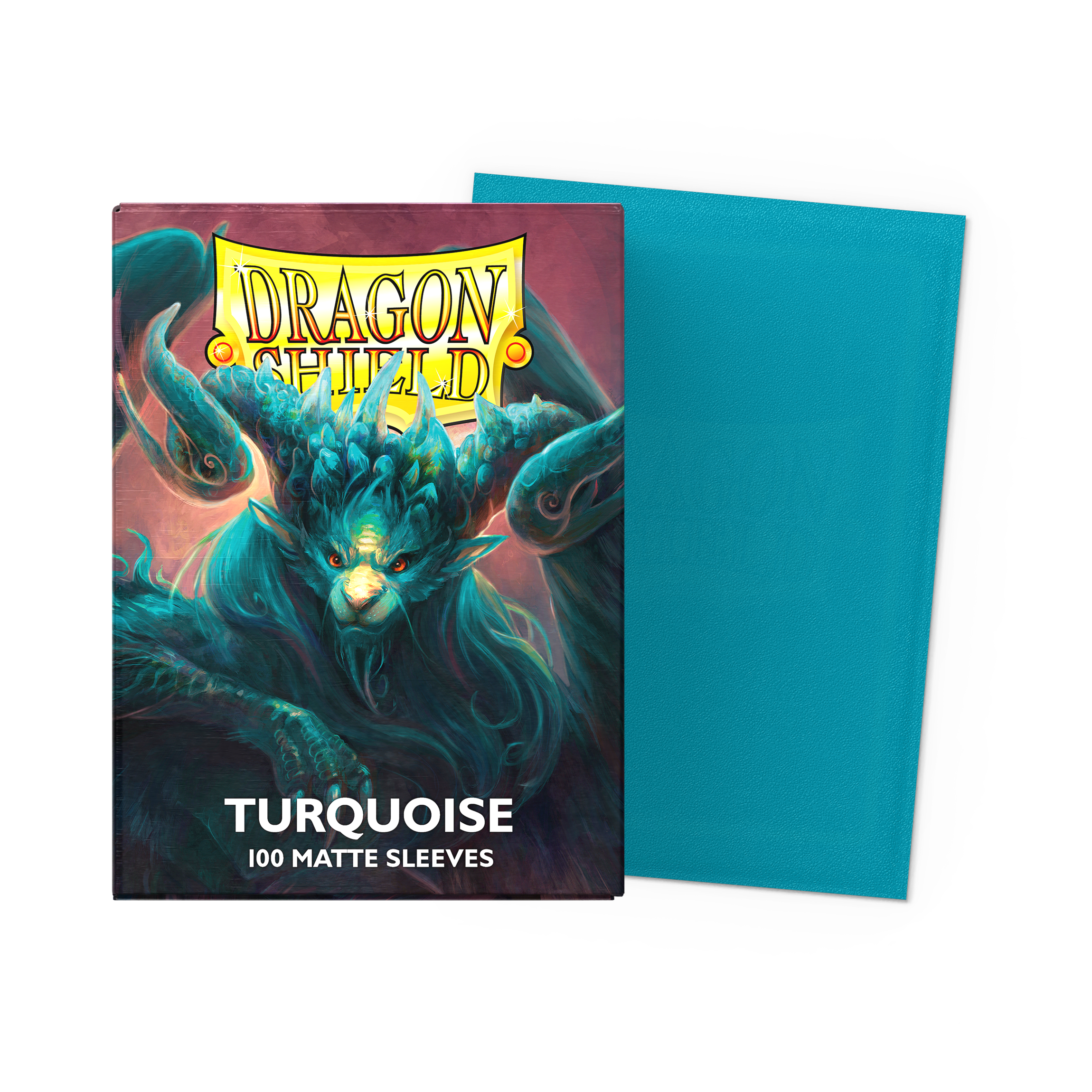 Dragon Shield - Matte Turquoise - Standard Sized Card Sleeves [100 Count]