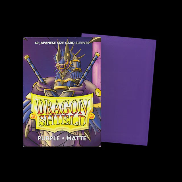 Dragon Shield - Matte Purple - Japanese Sized Card Sleeves [60 Count]