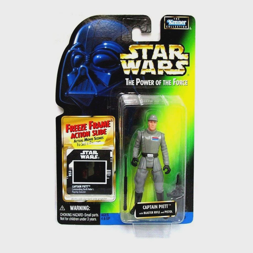 Star Wars: The Power of the Force - Captain Piett with Blaster Rifle and Pistol - Action Figure