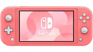 Nintendo Switch Lite Console - Coral Pink