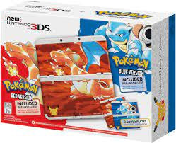 Nintendo New 3DS Pokemon 20th Anniversary Edition | Red & Blue