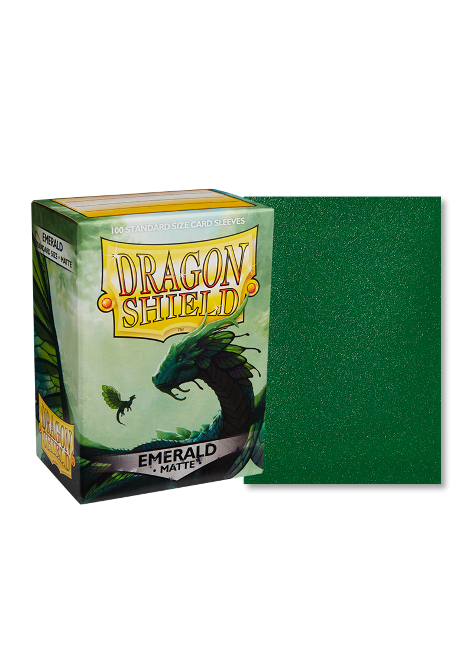 Dragon Shield - Emerald Matte - Standard Sized Card Sleeves [100 Count]