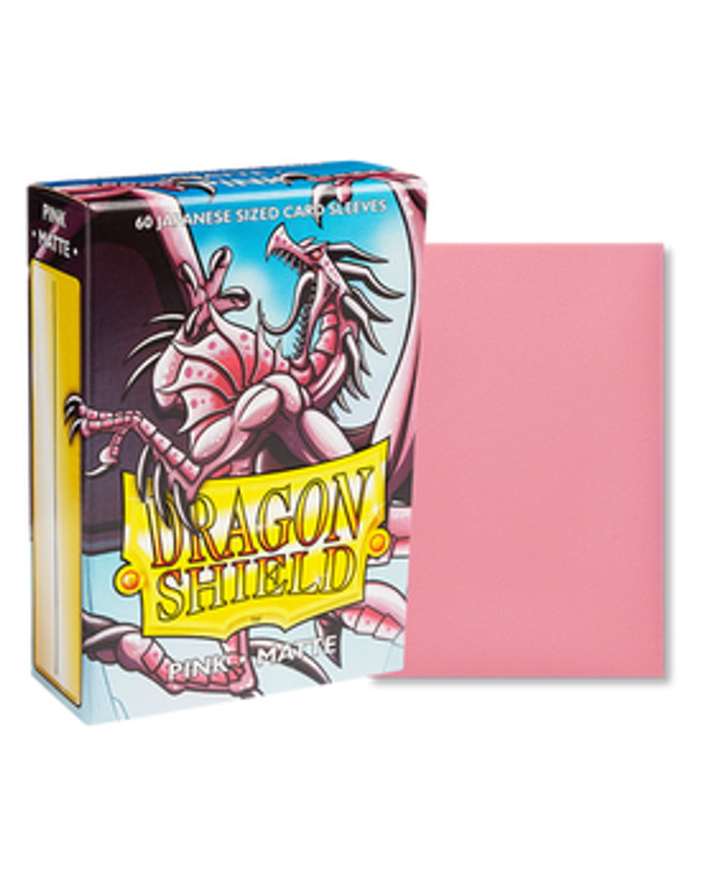 Dragon Shield - Matte Pink - Japanese Sized Card Sleeves [60 Count]