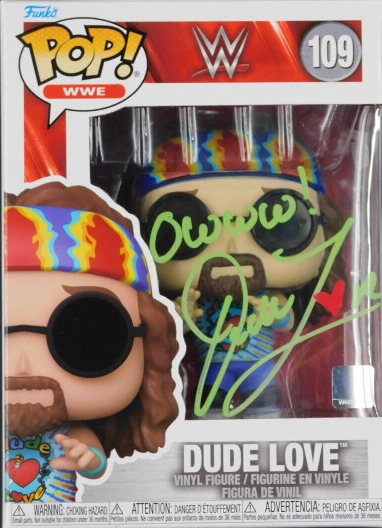 #109 WWE - Dude Love Signed Funko Pop!