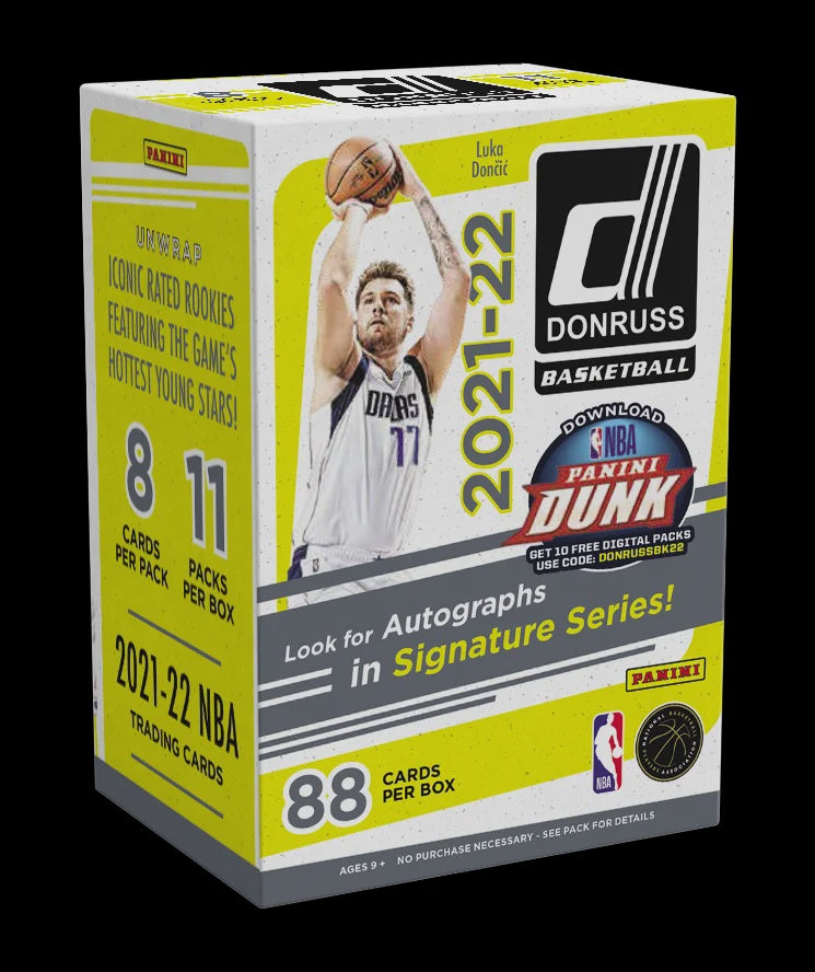 2021-22 Panini Donruss NBA Basketball Blaster Box