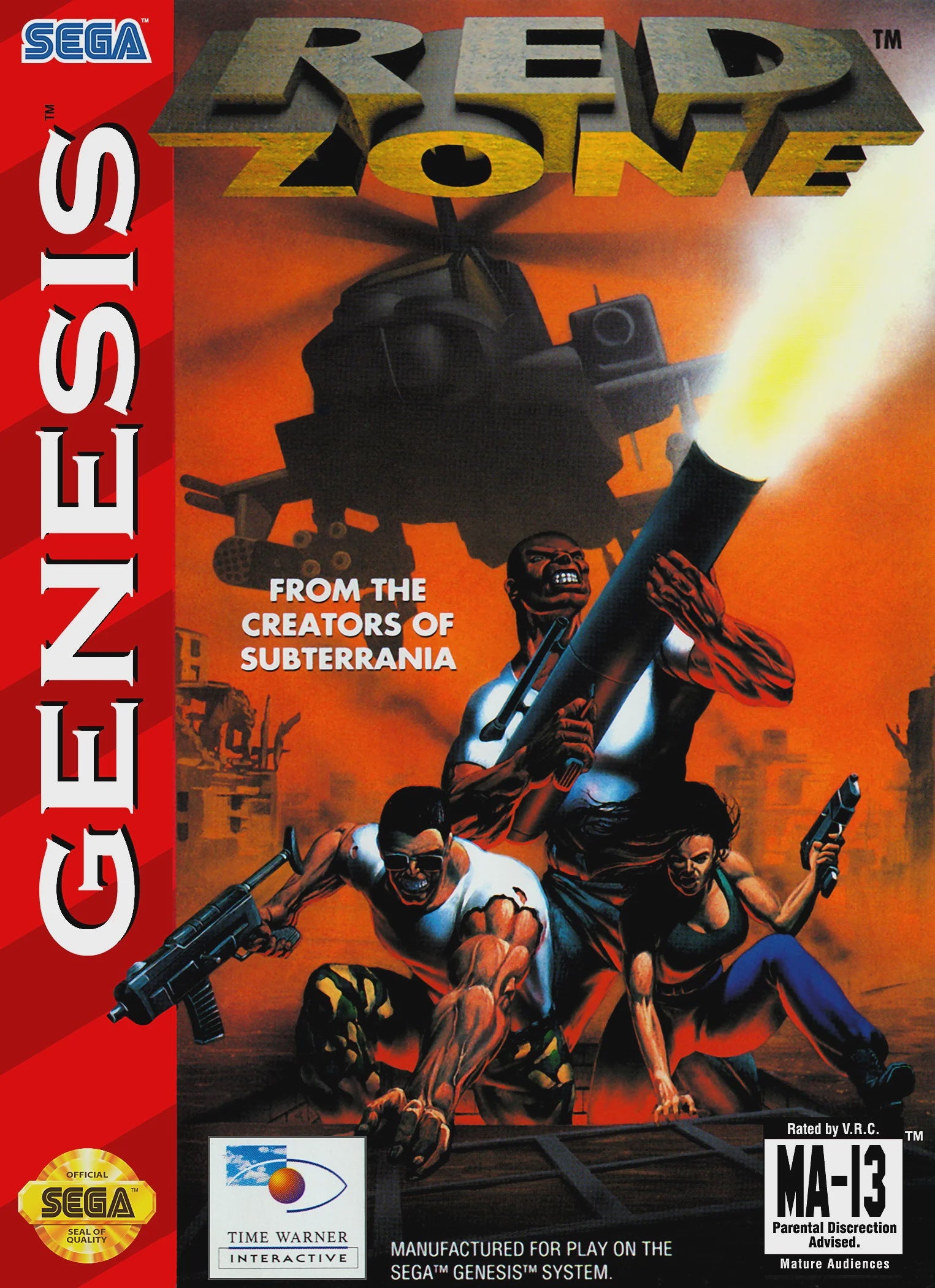 Red Zone - SEGA Genesis