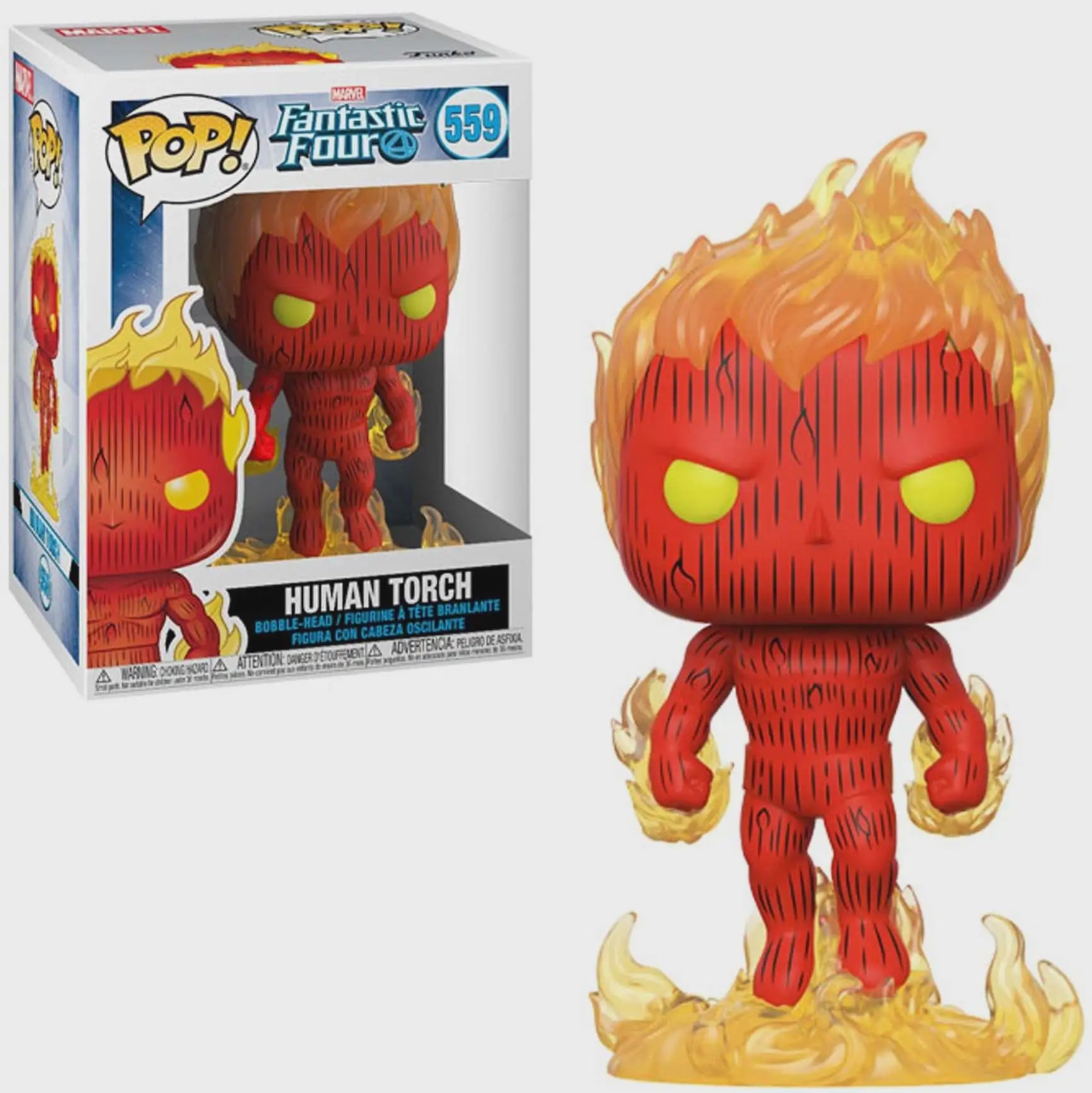 #559 Fantastic Four - Human Torch - Funko Pop!