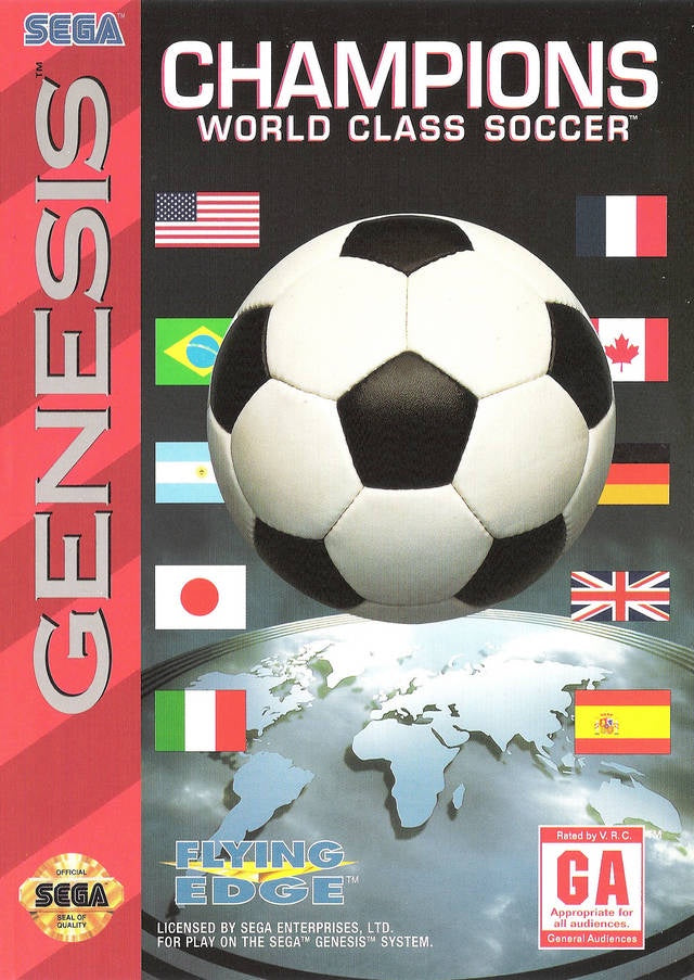 Champions World Class Soccer - Sega Genesis