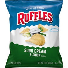 Ruffles Sour Cream & Onion - Snacks