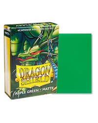 Dragon Shield - Matte Apple Green -Japanese Sized Card Sleeves [60 Count]