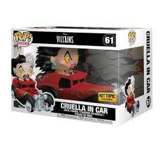 #61 - Disney Villains - Cruella In Car Funko Pop