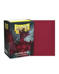 Dragon Shield - Blood Red Matte - Standard Sized Card Sleeves [100 Count]