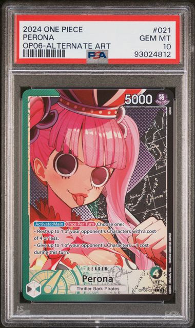 PSA - #021 10 2024 One Piece Perona OPO6 - Alternate Art (93024812)