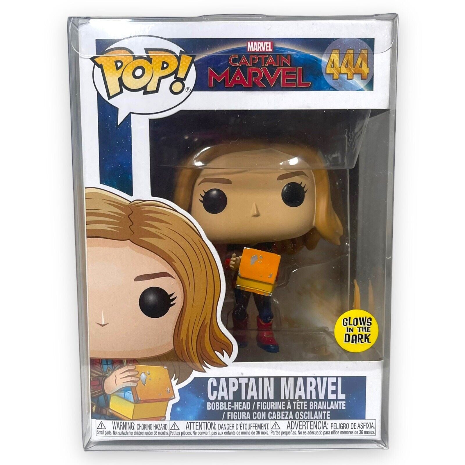 #444 - Marvel - Captain Marvel (Tesseract) - Funko Pop