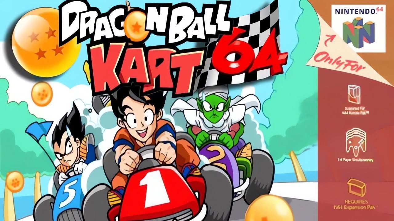 Homebrew - Dragon Ball Kart - N64