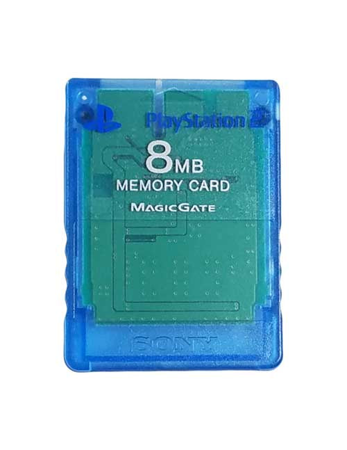 OEM PlayStation 2 8MB Memory Card | Translucent Blue