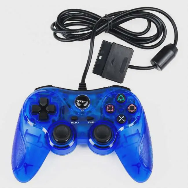 3rd Party (Ttx Tech) - Playstation 2 Controller (Blue)