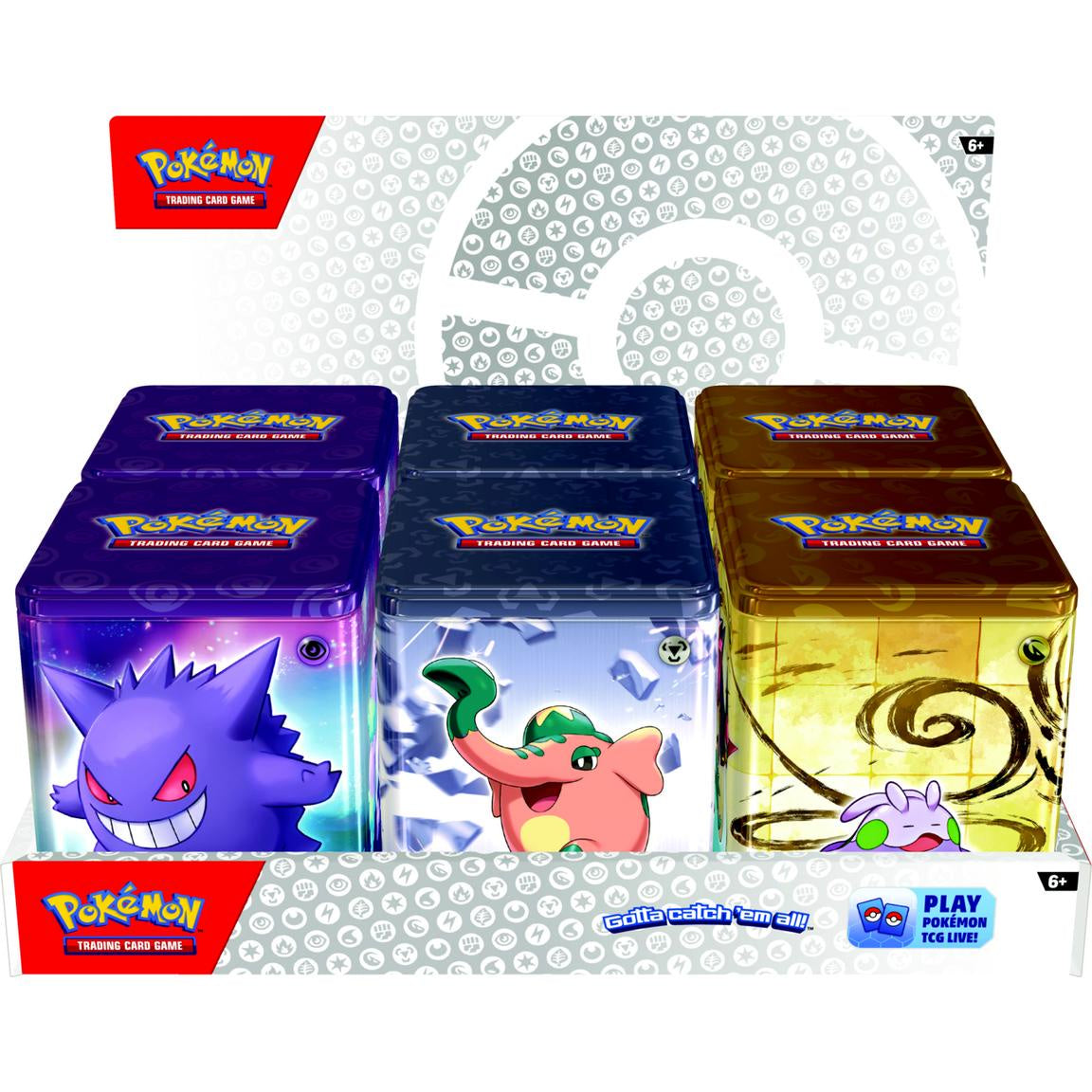 Pokemon - Spring 2024 Pokemon Stacking Tins [Psychic, Steel, and Dragon]