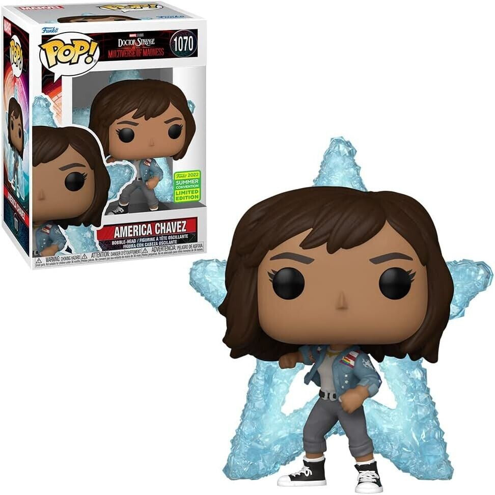 #1070 Marvel Studios, Doctor Strange in the Multiverse of Madness - America Chavez [Funko 2022 Summer Convention Limited Edition]- Funko Pop!