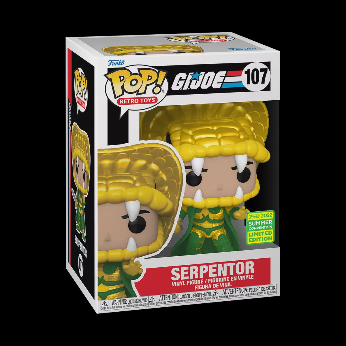 #107 - G.I. Joe -Serpentor Funk Pop