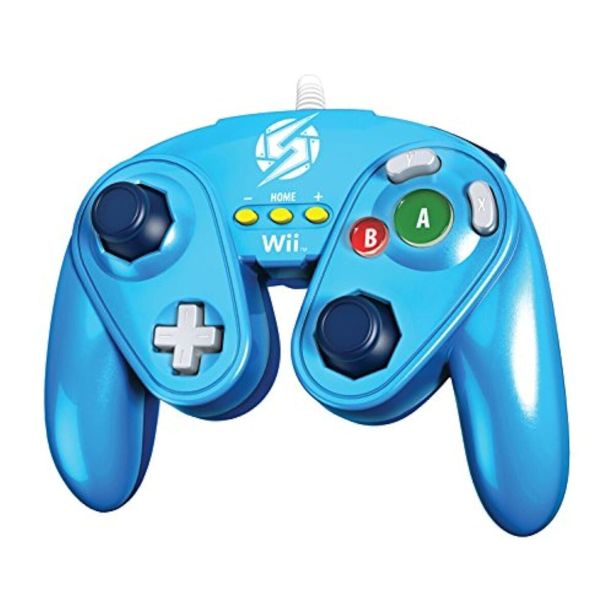 Samus Blue Wii Controller