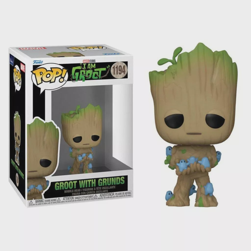 #1194 - I am Groot - Groot with Grunds - Funko Pop