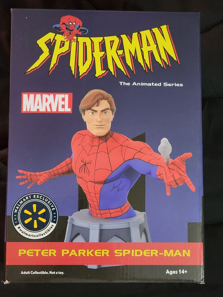 Marvel Spider-Man The Animated Series Peter Parker Bust