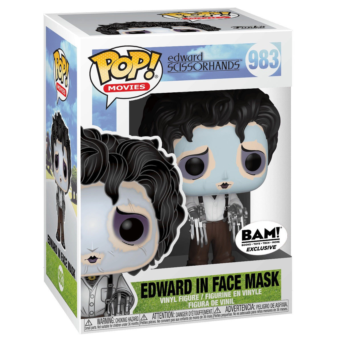 #983 - Edward Scissorhands - Edward In Face Mask Funko Pop