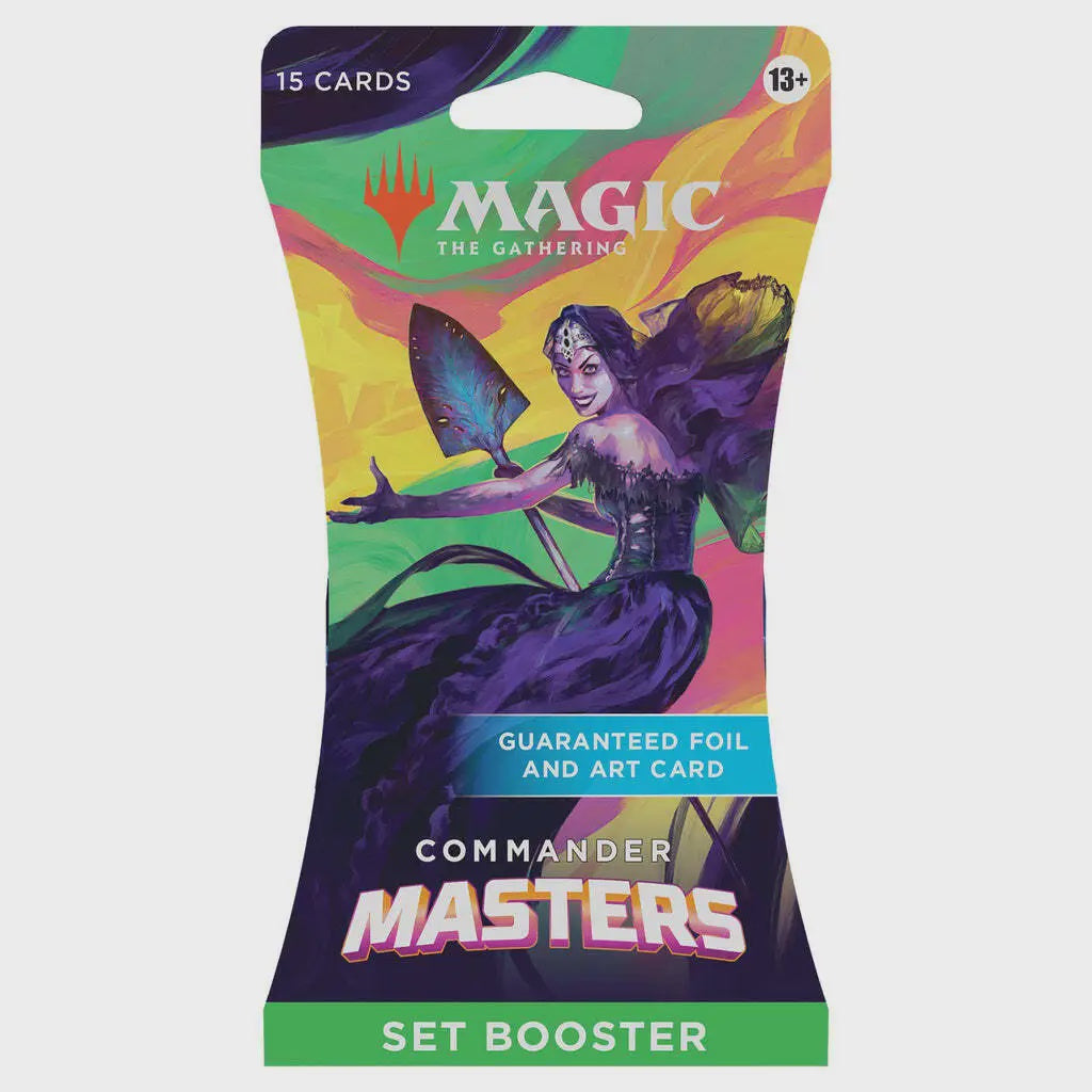 Commander Masters Sleeved Magic the Gathering Set Booster