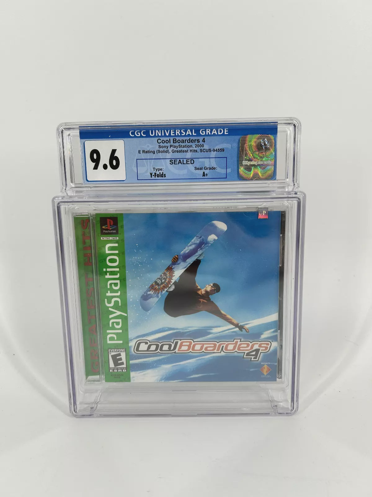 CGC 9.6 A+ Cool Boarders 4 Sony Playstation, 2000