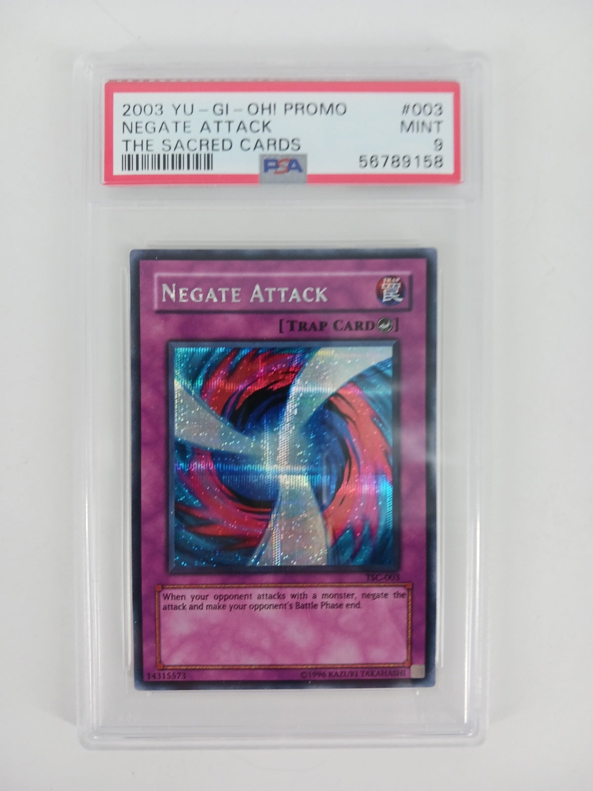 PSA ( - 2003 Yu-Gi_oh! Promo - Negate Attack - The Scared Cards #003 (56789158)