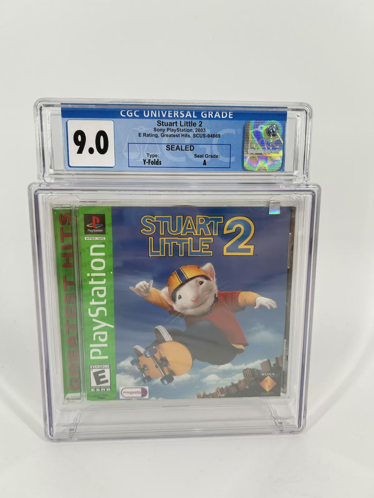 CGC 9.0 A+ Stuart Little 2 Sony Playstation, 2003