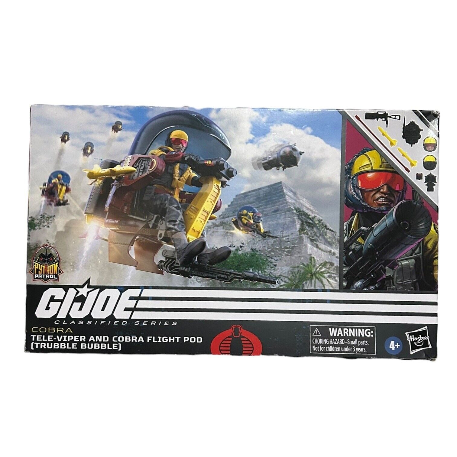 G.I. JOE Classified Python Tele-Viper & Cobra Flight Pod Trubble Bubble) #98 GI