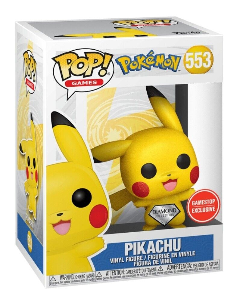 #553 Pokemon - Pikachu [Diamond Collection] (Gamestop Exclusive) Funko!