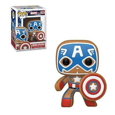 #933 Marvel - Gingerbread Captain America - Funko Pop!