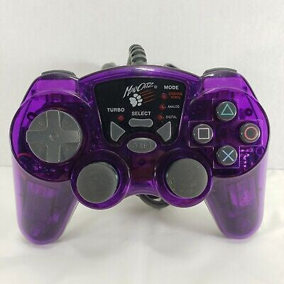 Mad Catz Dual Force 2 Pro Purple Controller For PS2