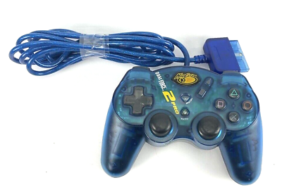 Mad Catz Dual Force 2 Pro Blue Controller For PS2