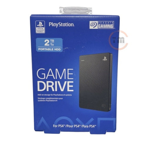 PlayStation 4 External Hard Drive 2TB | Black | Accessories