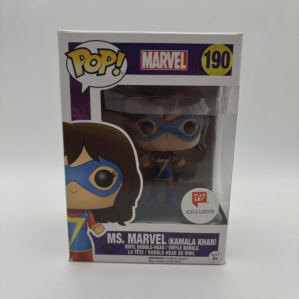 #190 Ms.Marvel - Marvel [Walgreens Exclusive] Funko Pop!