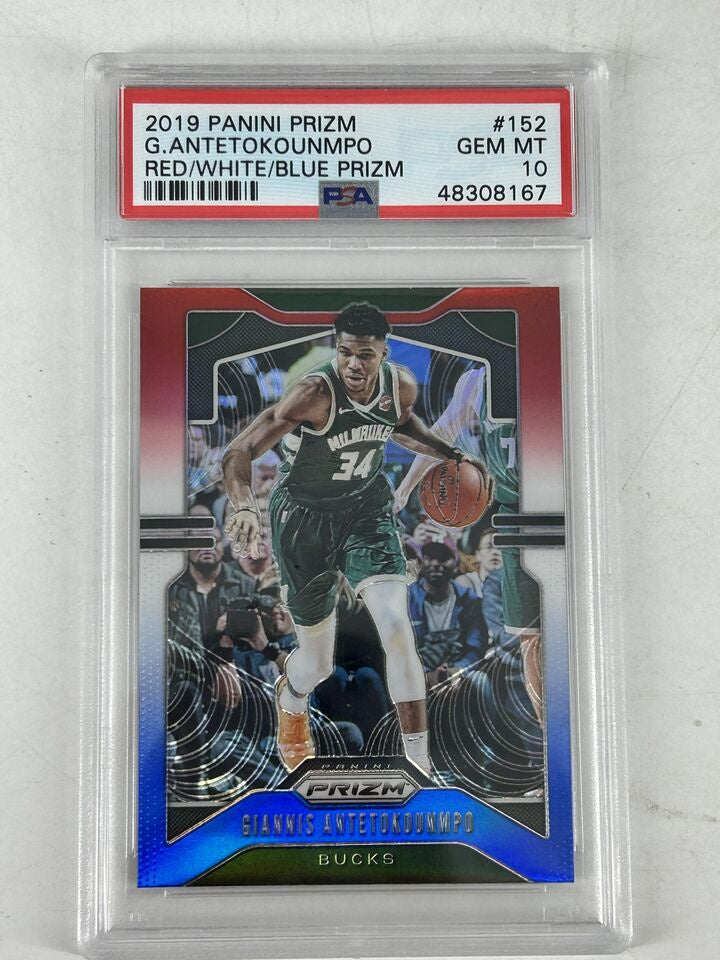 PSA 10 - Panini PRIZM G. Antetokounmpo #152 (48308167)