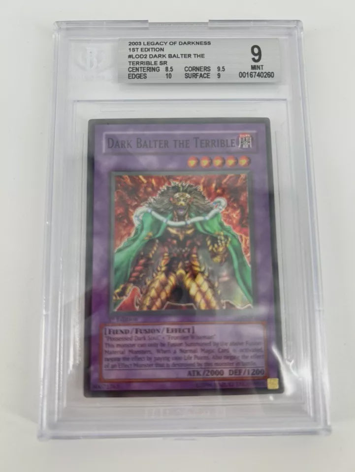 bgs 9 2003 Legacy Of Darkness 1st Edition #LOD02 Dark Balter The Terrible SR [0016740260]