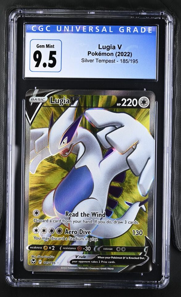 CGC 9.5 - Lugia V Pokemon (2022) Silver Tempest - 185/195 [4197498023]