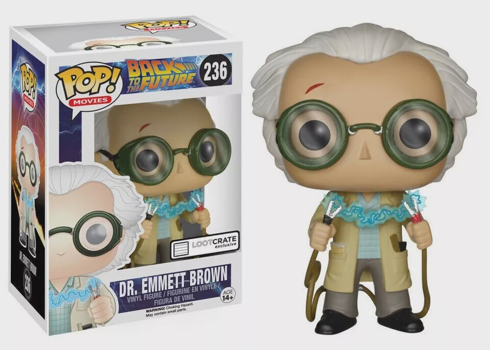 #236 - Back to the Future - Dr. Emmett Brown [Lootcrate Exclusive] - Funko Pop