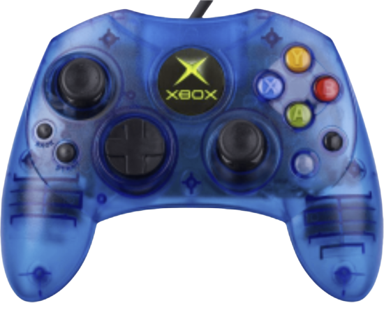 Blue S Type Original Xbox OEM Controller