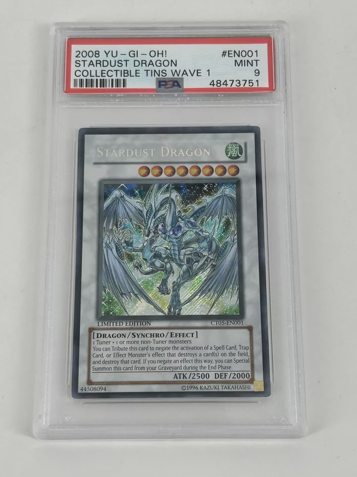 PSA 9 - 2008 YU-GI-OH! Stardust Dragon Collectible Tins Wave 1