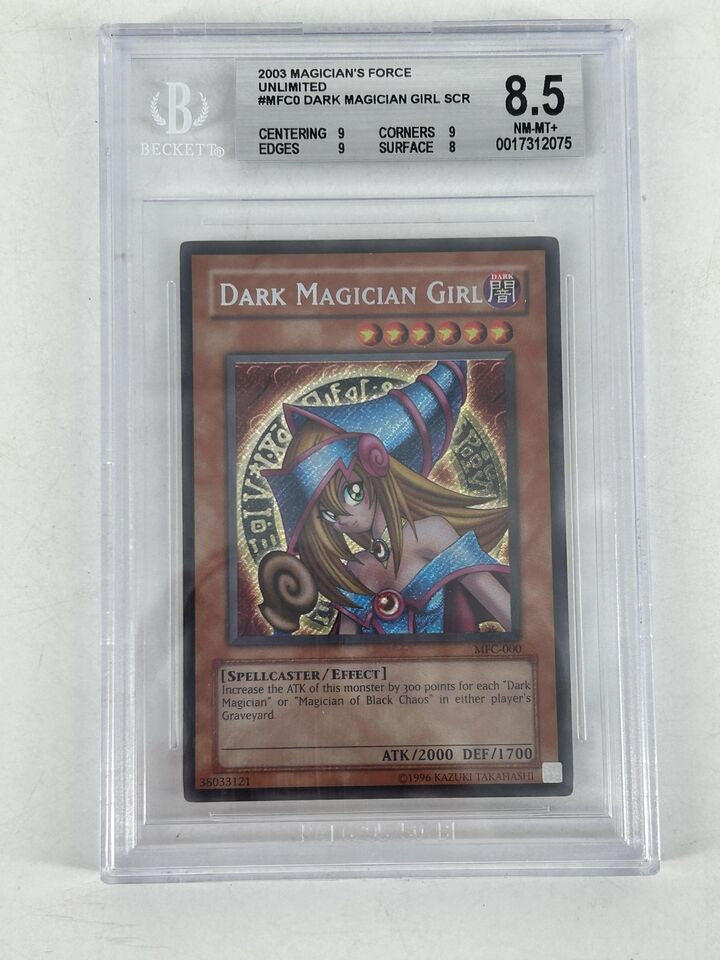 BGS 8.5 2003 Magicians Force Unlimited #MFC0 Dark Magician Girl SCR (0017312075)