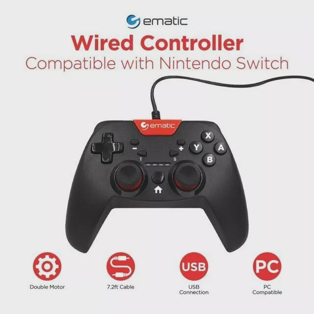 Ematic N-Switch Wired Controller - Controllers