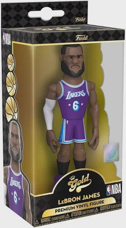 Funko Gold Premium Vinyl Figure 5" Lebron James LA Lakers Purple Jersey