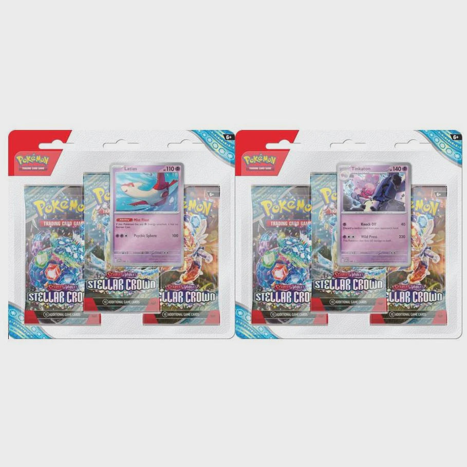 Pokemon - Stellar Crown 3 Booster Blister